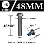 Liangduo Shop 48 mm Stil M6&φ8* Scooter Paten Bisiklet Bisiklet Amortisörler Somun ve Cıvata Vida Aksesuarlar (Yurt Dışından) - Renkli
