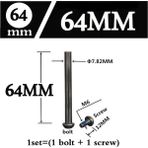 Liangduo Shop 64 mm Tarzı M6&φ8* Scooter Paten Bisiklet Bisiklet Amortisörler Somun ve Cıvata Vida Aksesuarlar (Yurt Dışından) - Renkli