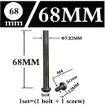 Liangduo Shop 68 mm Stil M6&φ8* Scooter Paten Bisiklet Bisiklet Amortisörler Somun ve Cıvata Vida Aksesuarlar (Yurt Dışından) - Renkli