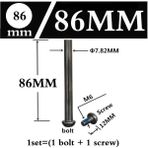 Liangduo Shop 86 mm Stil M6&φ8* Scooter Paten Bisiklet Bisiklet Amortisörler Somun ve Cıvata Vida Aksesuarlar (Yurt Dışından) - Renkli