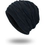Liangduo Shop Donanma Tarzı Erkek Kadın Örgü Şalvar Bere Büyük Boy Kış Sıcak Şapka Kayak Hımbıl Kalın Kap (Yurt Dışından) - Standart - Renkli - yürüyüş şapkası