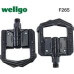 Liangduo Shop F265-SIYAH Alüminyum Stili Wellgo F265 F268 Katlanır Bisiklet Pedalları Mtb Dağ Bisikleti Padel Alüminyum Katlanmış Pedal Bisiklet Parçaları (Yurt Dışından) - Renkli