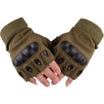 Liangduo Shop Gri Tarzı Xl Boyutu Taktik Yarım Parmaksız Eldiven Askeri Eldiven Açık Alan Sporları Spor Kamp Tırmanma Bisiklet Avcılık Yürüyüş Çekim Eldivenleri Erkekler (Yurt Dışından) - Renkli - Standart