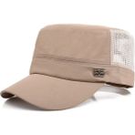 Liangduo Shop Haki Tarzı Yaz Sonbahar Çabuk Kuruyan Nefes Ince Erkek Beyzbol Şapkası Açık Spor Balıkçılık Seyahat Bisiklet Tırmanma Askeri Şapka A159 (Yurt Dışından) - Standart - Renkli - yürüyüş şapkası
