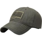 Liangduo Shop Jg Tarzı Bayrak Nakış Şapka Ince Mavi Çizgi Bayrak Taktik Şapkalar Erkekler Asker Şapkası Açık Spor Bisiklet Koşu Yürüyüş Şapkaları (Yurt Dışından) - Standart - Renkli - yürüyüş şapkası