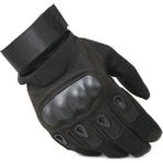 Liangduo Shop Siyah Stil L Boyutu Açık Taktik Eldiven Askeri Eğitim Spor Dağcılık Çekim Avcılık Binme Binme Tam Parmak Kaymaz Eldivenler (Yurt Dışından) - Renkli - Standart