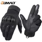 Liangduo Shop Siyah Stil Xl Boyutu Dokunmatik Ekran Taktik Tam Parmak Eldiven Askeri Ordu Bisiklet Spor Tırmanma Paintball Avcılık Çekim Bisiklet Anti-Skid Eldiven (Yurt Dışından)