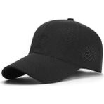 Liangduo Shop Siyah Stil Yaz Açık Spor Çabuk Kuruyan Ultra-Ince Nefes Beyzbol Şapkası Erkek Kadın Snapback Katlanır Yürüyüş Dağcılık Şapka Unisex (Yurt Dışından) - Standart - Renkli - yürüyüş şapkası