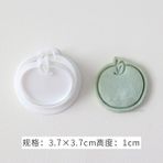 Lianghao Shopb Elma Tarzı Karikatür Meyve Plastik Kendin Yap Kurabiye Kalıbı El Baskı Kalıp Karpuz Elma Çilek Kurabiye Kesici Fırın Aracı Mutfak Kendin Yap (Yurt Dışından) - Beyaz