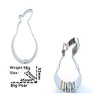 Lianghao Shopb H411 ​​stili Elma, Muz, Limon, Ananas, Çeşitli Sebze ve Meyve Kurabiye Kalıpları, Fırın Kalıpları, Pasta Dekorasyon Fondan Araçları - (Yurt Dışından) - Kurabiye kalıbı - Beyaz