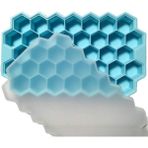 Lianghao Shopb Kapak Stili ile Mavi Buz Küpü Tepsisi 37 Izgaralar 1x1 cm Silikon Meyve Buz Küpü Yapıcı Kendin Yap Yaratıcı Küçük Buz Küpü Kalıbı Kare Şekil Mutfak Aksesuarları (Yurt Dışından) - Dondurma Kalıbı - Beyaz