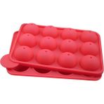 Lianghao Shopb Kırmızı Stil Delikli Çikolata Toplu Cupcake Kurabiye Şekerleme Yapıcı Kendin Yap Fırın Aracı Silikon Pop Kalıp Çubuk Tepsi Kek Kalıbı (Yurt Dışından) - Renkli