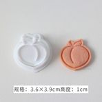 Lianghao Shopb Şeftali Tarzı Karikatür Meyve Plastik Kendin Yap Kurabiye Kalıbı El Baskı Kalıp Karpuz Elma Çilek Kurabiye Kesici Fırın Aracı Mutfak Kendin Yap (Yurt Dışından) - Beyaz