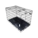 LiangJiajie Depomix Köpek Kafesi Alt Izgaralı Siyah 92X56X66 cm