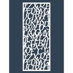 Liar Ahşap Seperatör (Paravan) - KSP-01 - (18 mm) - (69 cm x 139 cm) - (Beyaz) - 69 cm x 139 cm x 18 mm