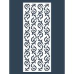 Liar Ahşap Seperatör (Paravan) - KSP-07 - (10 mm) - (69 cm x 139 cm) - (Beyaz) - 69 cm x 139 cm x 10 mm