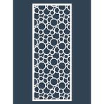 Liar KSP-36 10 mm 69x139 cm Beyaz Ahşap Seperatör Paravan