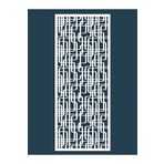 Liar KSP-56 10 mm 69x139 cm Beyaz Ahşap Seperatör Paravan