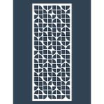 Liar KSP-73 10 mm 69x139 cm Beyaz Ahşap Seperatör Paravan
