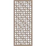 Liar KSP-73 10 mm 69x139 cm Ham Renksiz Ahşap Seperatör Paravan