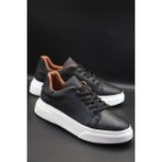 Liarca Nero Hafif Ortopedik Taban Relaxing Ped Li 4 Mevsim Günlük Rahat Spor Ayakkabı Sneaker - Beyaz - Siyah - Siyah