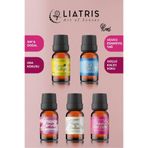 liatris BEYAZ SABUN-BEBEK PUDRASI-JAPON KİRAZ ÇİÇEĞİ-LİMON KABUĞU-KOMŞU ÇATLATAN esansiyel uçucu yağ 5*10 ml