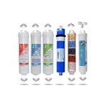 Liberti Kapalı Kasa 12 Inç Su Arıtma Cihazı Filtresi 10 Aşamalı 80 Gpd King Membranlı Inline Filtre Seti