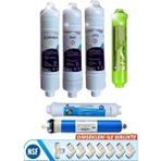 Liberti Kapalı Kasa 12 Inç Su Arıtma Cihazı Filtresi 6 Aşamalı 80 Gpd King Membranlı Inline Filtre Set