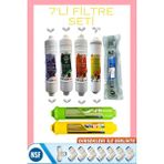 Liberty Inline Filtre Kapalı Kasa Su Arıtma Cihazları İçin Uyumlu Filtre Seti - 7 Lİ FİLTRE2