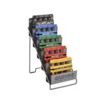 Libor CanDo Digi-Flex el egzersiz aleti - 5'li set (sarı, kırmızı, yeşil, mavi, siyah), metal raflı:10-074
