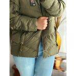 Libreprive Bayan Kapşonlu Şişme Mont - 36 - 3M9-Haki
