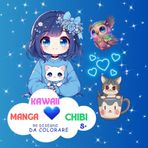 LIBRO DA COLORARE: KAWAII MANGA CHIBI: Libro da colorare in stile giapponese per ragazzi e ragazze. Prepara le tue matite e immergiti in un mondo di ... manga: 90 bellissimi disegni da colorare.