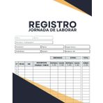 Libro Registro de Jornada Laboral: Registro De Jornada Control del horario de los empleados, Para recoger horarios y firmas de empleados de Pequeñas ... horas extraordin, , Entrada, Salida