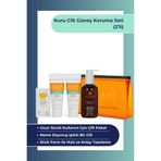Licape Kuru Cilt Güneş Koruma Seti | Stick + Kuru Ciltler için Güneş Kremi (2 Adet) | Temizleme Yağı 200 ml