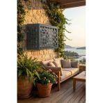 Lıccıa Klima Motoru/Dış Ünite Gizleme/Koruma Kafesi Xs 7000 Btu - 9000 Btu 86X44x65(H) Stone Antrasit