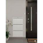 LICCIA Metal Ayakkabılık 3 lü Beyaz