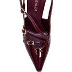 Lıch Bordo Rugan Kadın Stiletto & Abiye