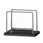LICRAFT Newton's Cradle with 7balls 22,86 cm Ahşap Taban Denge Topu Ofis Dekorasyonu