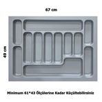 LİDER 67*49 Çekmece İçi Kaşıklık,(61*43 Ölçüsüne Küçülebilir)