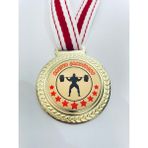 Lider Baskı 1 Adet Halter Şampiyonu Madalyası Dijital Baskılı Madalya - 5,5 x 5,5 cm - Altın