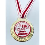 Lider Baskı 10 Adet Istiklal Marşı Madalyası - Dijital Baskılı Madalya - 5,5 x 5,5 cm - Altın
