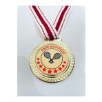 Lider Baskı 5 Adet Tenis Şampiyonu Madalyası - Dijital Baskılı 1. Kalite Madalya