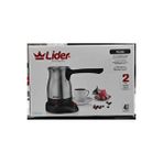 Lider Foam Elektrikli Çelik Cezve İNOX
