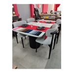 LİDER MOBİLYA Milano Masa Takımı ( Bohem Masa ) 4 Sandalyeli