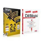 Liderler Karması Tyt Ayt 2+2 Deneme ve Akm Dil Bilgisi Soru Bankası Seti 2 Kitap