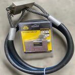 Lidersan Çelik Motorsiklet 3 Metre 12 mm Kesilmez Çelik Halat Motorsiklet Bağlama Halatı Motorsiklet Zincir