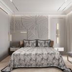 Lidoma Home Flory Çift Kişilik Şönil Pike Takımı - Beyaz