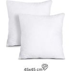 Lidoma Home LİDOMA HOME 1 Adet 45x45 cm Elyaf Dolgu İç Yastık - 45 x 45 cm - Beyaz