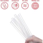 Lidyada Maison 10 Adet 30 cm Silikon Çubukları – Mum Silikon, Tutkal Stick, El Işi, Hobi, Tamir ve Yapıştırma Için Uyumlu Şeffaf Silikon Tutkal Çubuk Seti (Ince 7 Mm) - 100 x 100 cm - (ClearEyelets)Black-RadiantOrchid