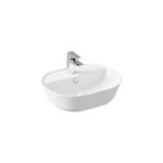 Lidyada Maison Geo 7428B001-0001 Oval Çanak Lavabo 55 Cm, Mat Beyaz